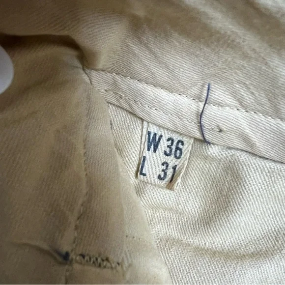 Vintage Military Uniform Conmar Zipper Trousers 34x28